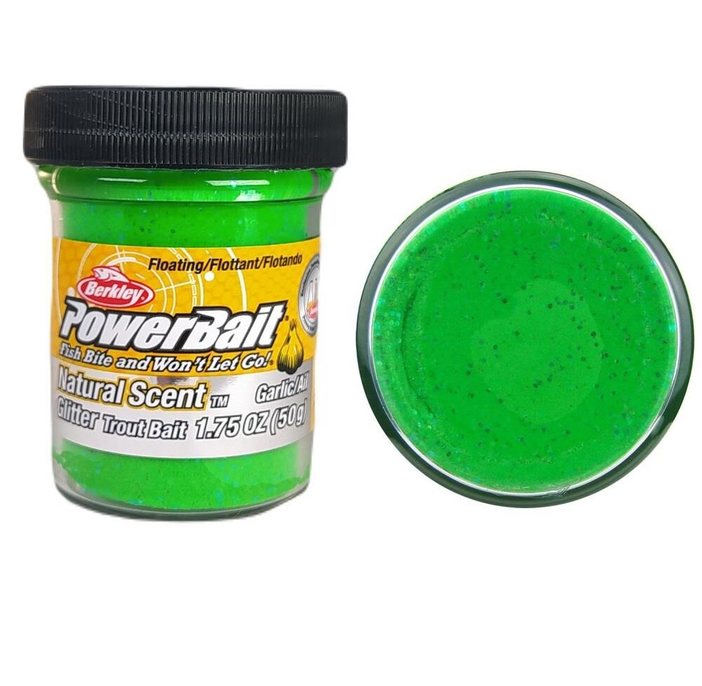 Berkley Powerbait Natural Scent Garlic Simli Alabalılk Hamuru Spring Green