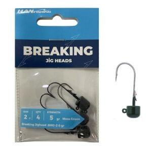 Hanfish Breaking Green BMG Jig Head Zoka 5gr No:2 (4 Adet)