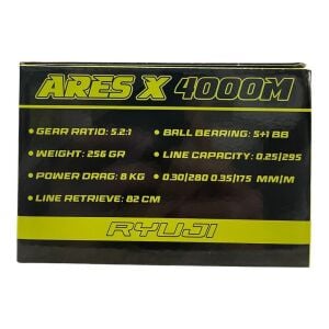 Ryuji Ares X 4000M Spin Olta Makinesi