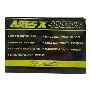 Ryuji Ares X 4000M Spin Olta Makinesi
