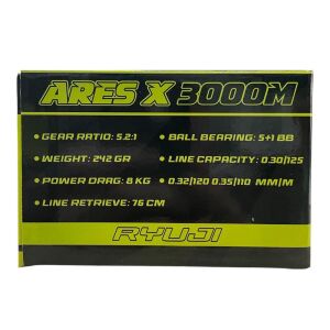 Ryuji Ares X 3000M Spin Olta Makinesi
