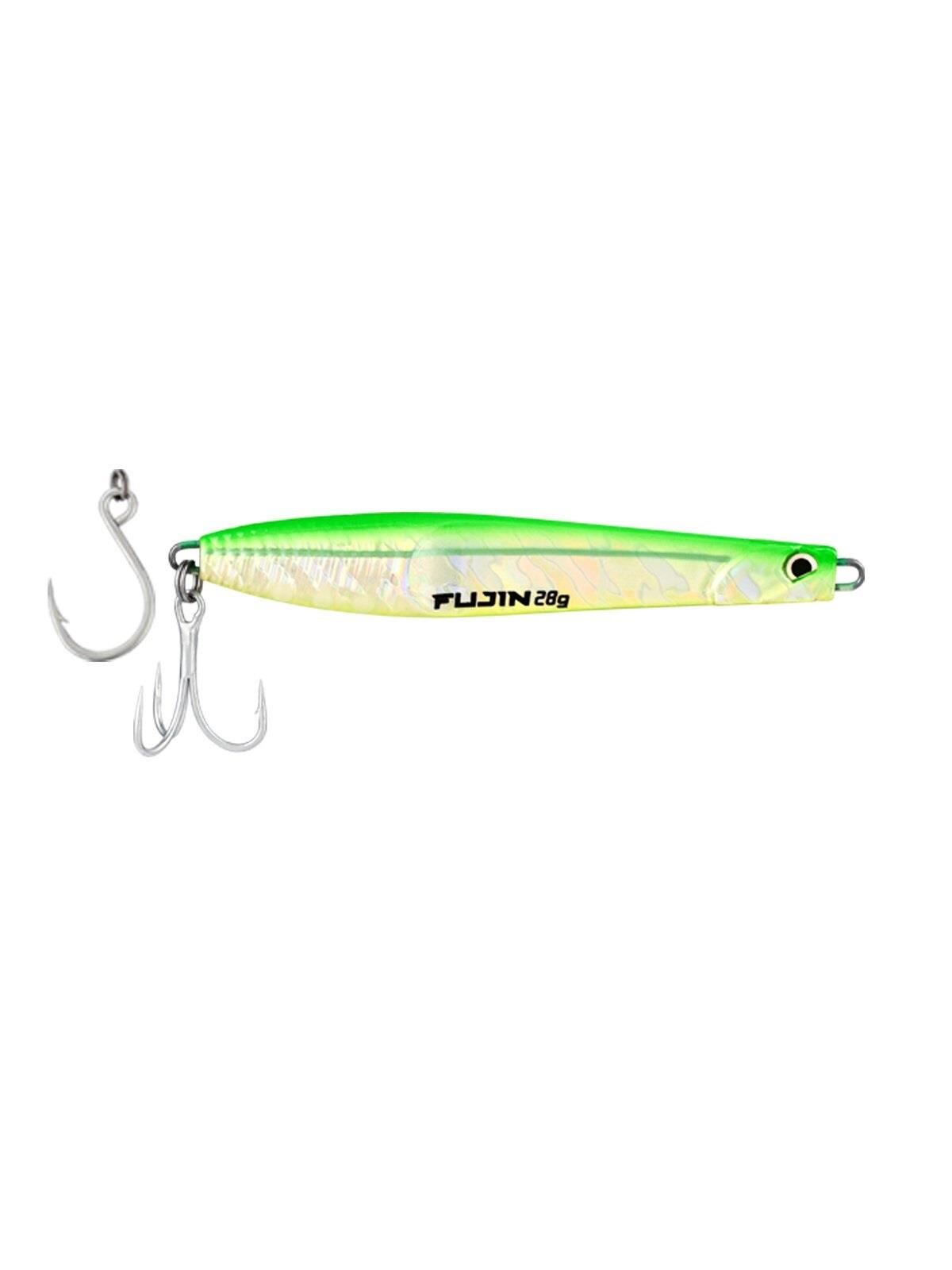 Fujin Jigeer 28gr 102mm Jig Yem MT37 Uv Fluo Green