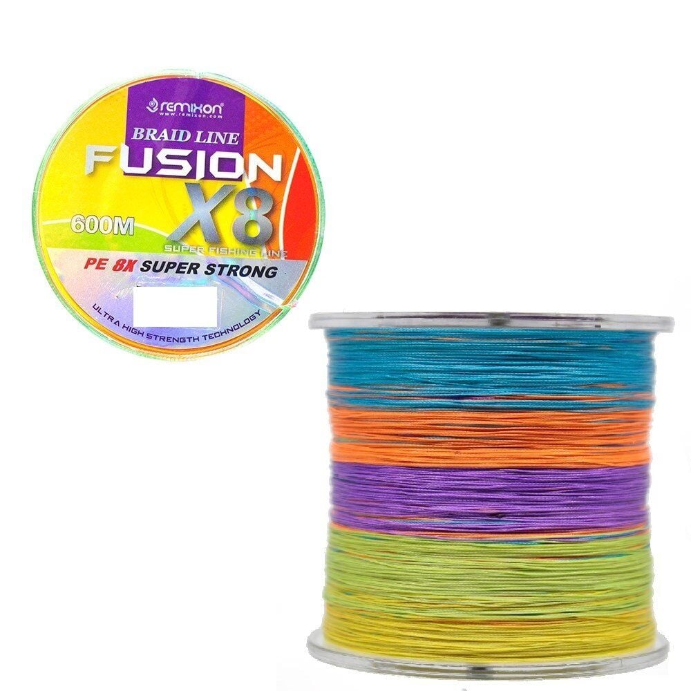 Remixon Fusion 600m X8 Multi Color 8 Kat İp Misina