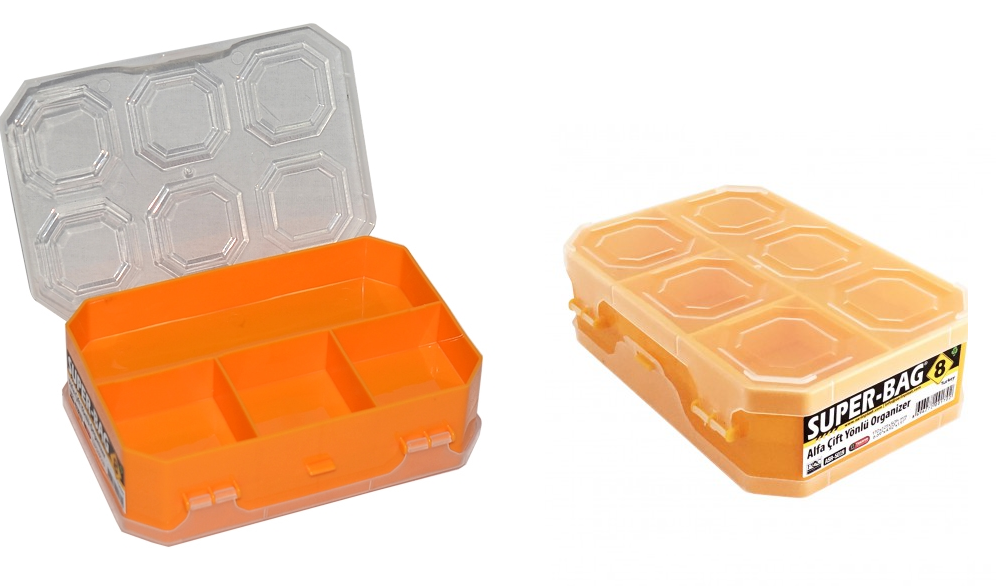 Süper Bag ASR-5019 No:8 Çift Taraflı Organizer Kutu