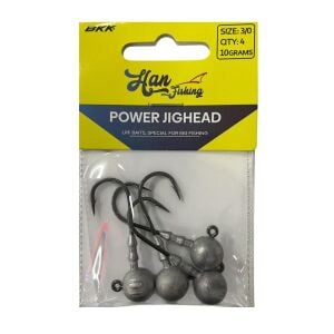 Hanfish Power Ball Jig Head 10gr No:3/0 4 Adet