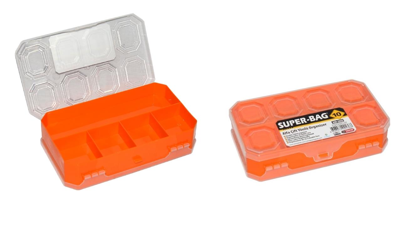 Süper Bag ASR-5020 No:10 Çift Taraflı Organizer Kutu