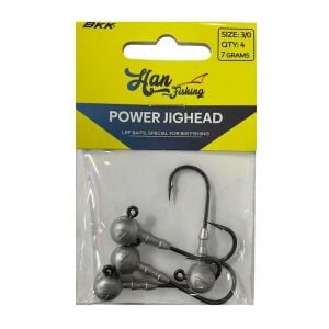 Hanfish Power Ball Jig Head 7gr No:3/0 4 Adet