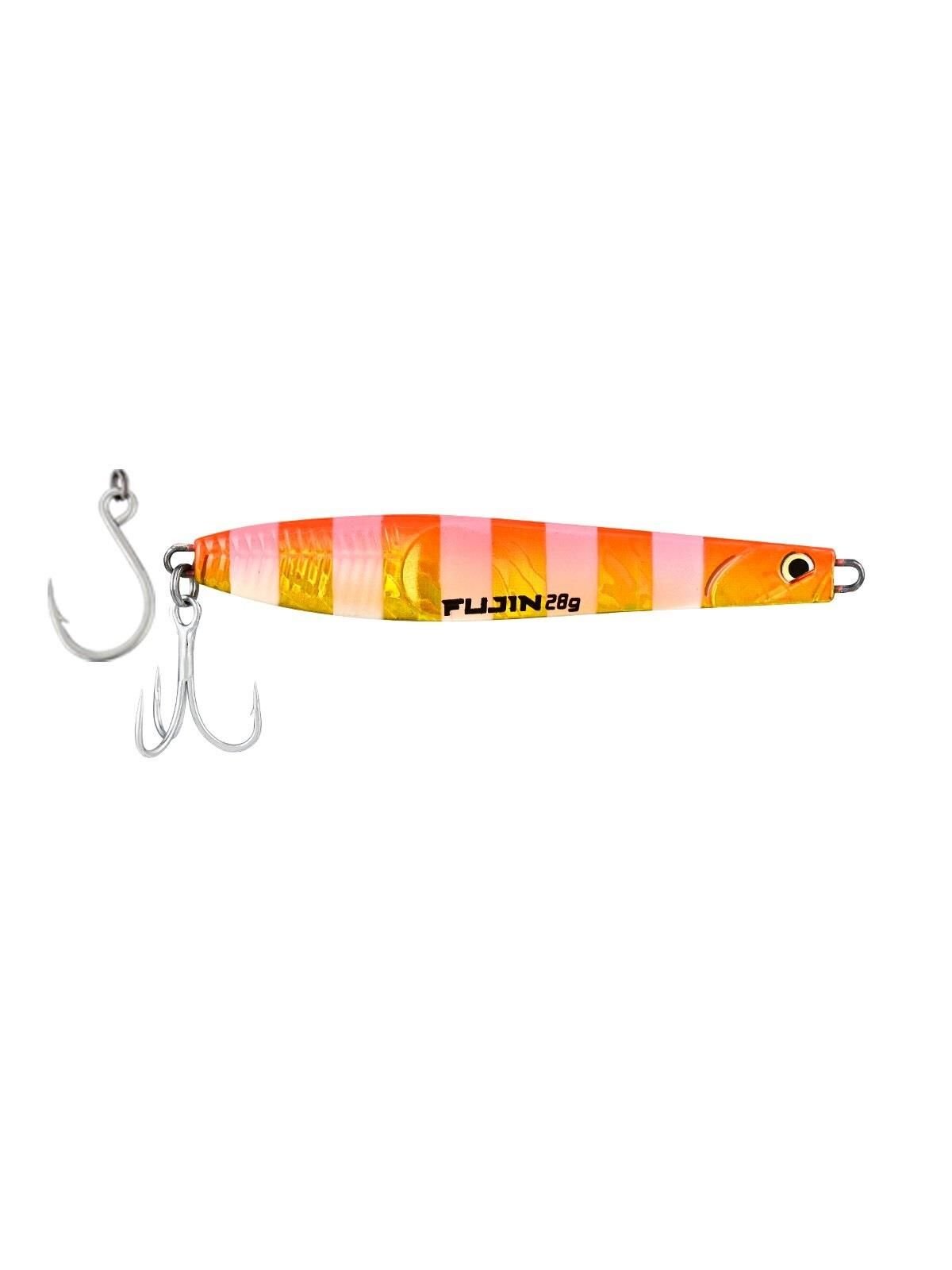 Fujin Jigeer 28gr 102mm Jig Yem MT20 Uv Gold Zebra Glow