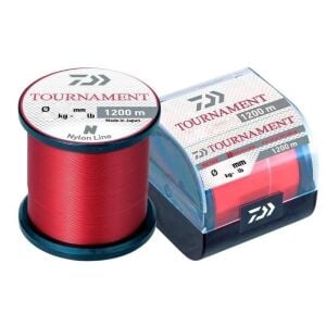 Daiwa Tournament Red 1200mt 0.33mm Bobin Olta Misinası Kırmızı