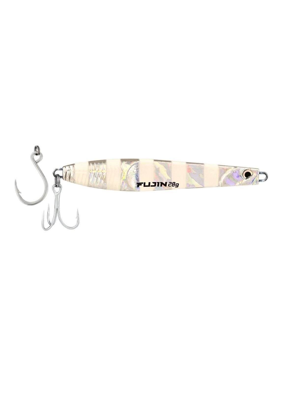 Fujin Jigeer 28gr 102mm Jig Yem MT04 Zebra Glow