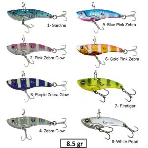 Savage Gear 3D Minnow Metal VİB Blade Vibrasyon Jig 8.5 gr 4.5 cm