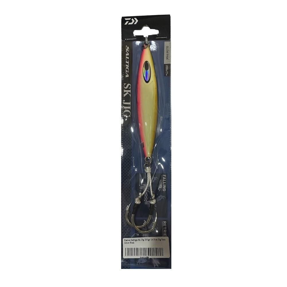 Daiwa Saltiga Sk Jig 200gr 14.5cm Jig Yem Glow Pink