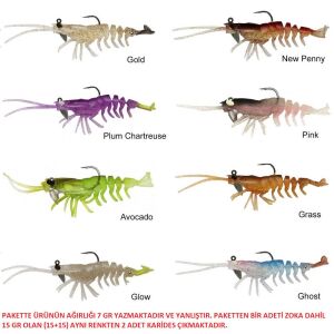 Savage Gear 3D Shrimp RTF 9cm 15gr Silikon Karides Yem 2 adet