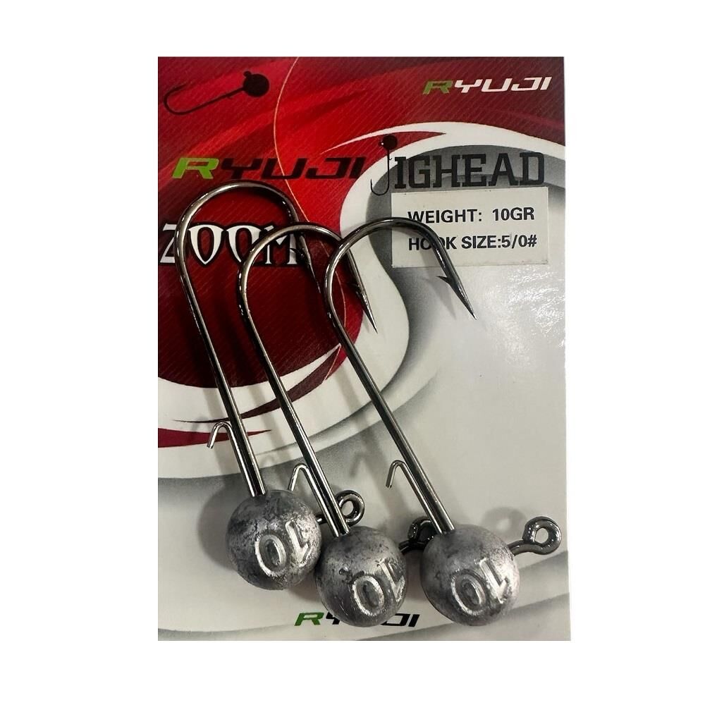 Ryuji 10gr İğne No:5/0 Zoka Jighead 3 Adet