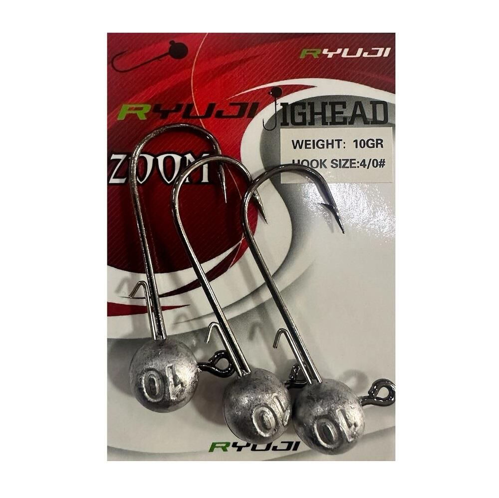 Ryuji 10gr İğne No:4/0 Zoka Jighead 3 Adet