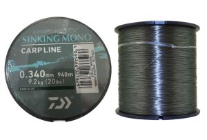 Daiwa İnfinity 940mt 0.34mm Sinking Sazan Misinası Dark Olive