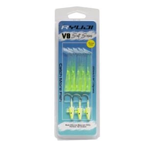 Ryuji V8 10cm 10gr Silikon Yem (3+5) Lime