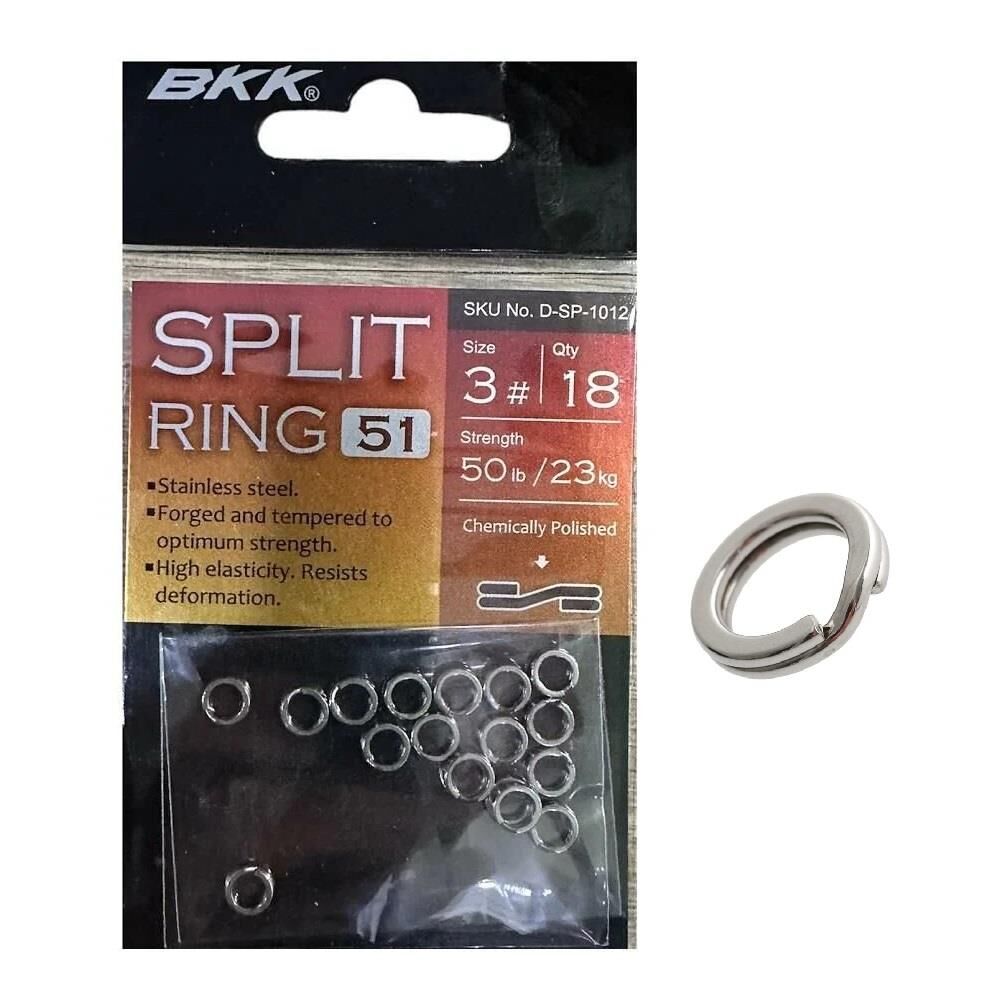 BKK Split Ring-51 No:3 Halka 18 Adet