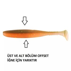 Daiwa Tournament L.S D'Fin 7.6cm 3gr Silikon Yem 10 Adet UV Perch