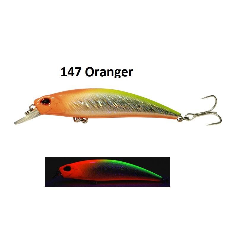 Fujin Ziggy 7cm 9.6gr Sinking 60-150cm LRF Maket Balık 147 Oranger