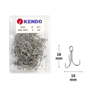 Kendo 8248 No:8 Nikel Üçlü İğne (100 adet)