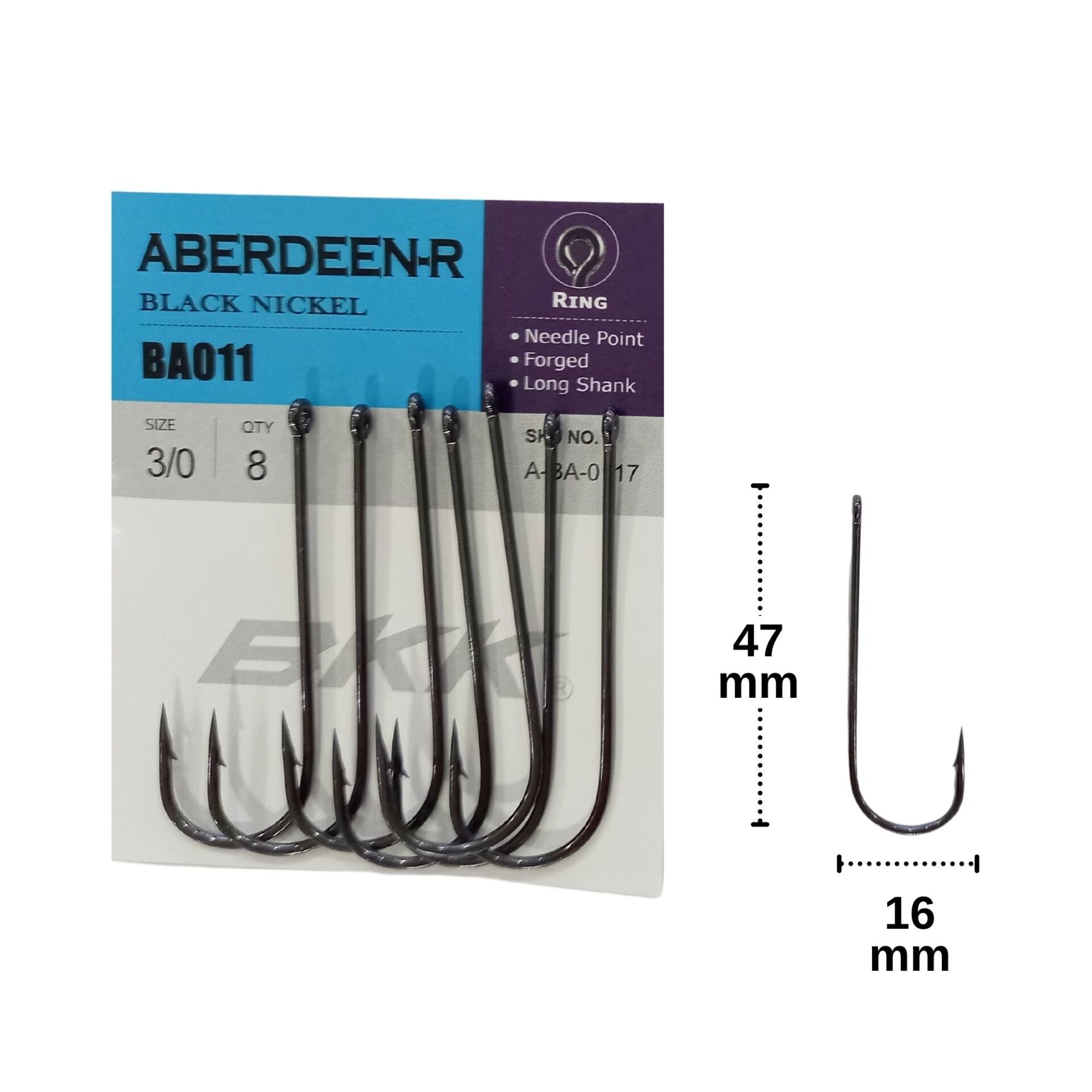 BKK ABERDEEN-R Diamond İğne No:3/0 (8 adet)