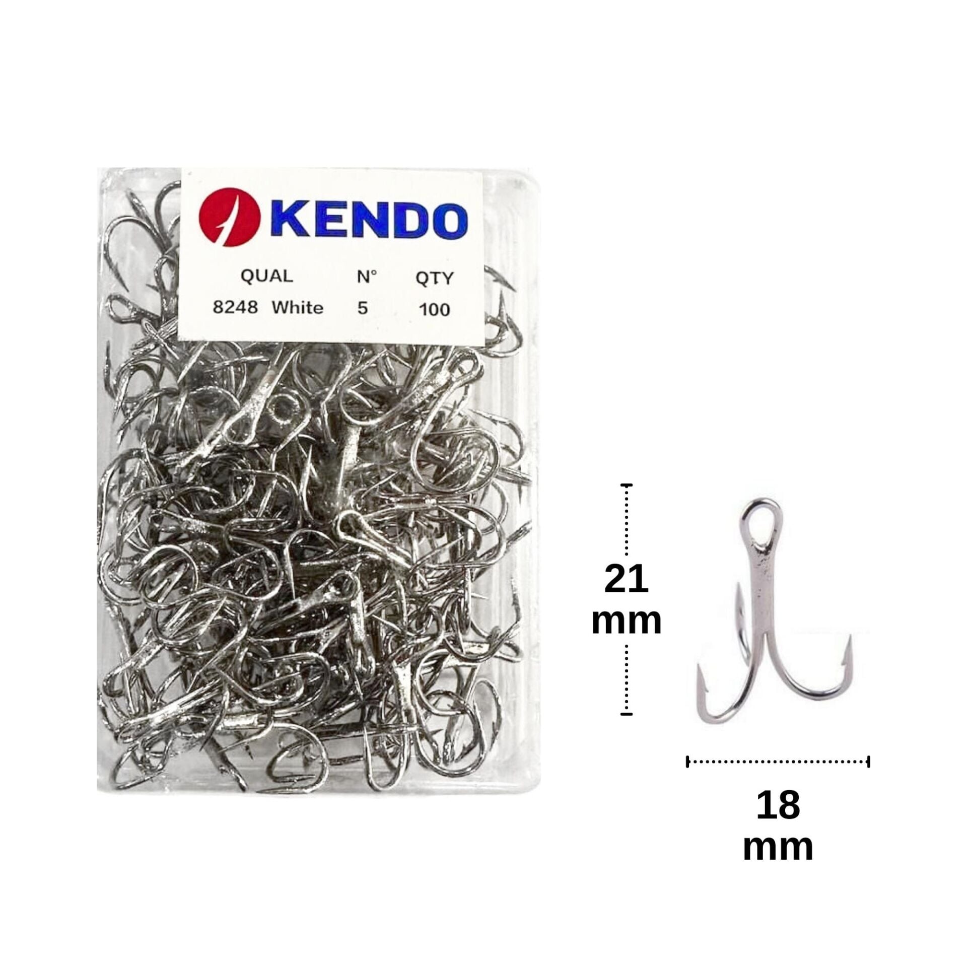 Kendo 8248 No:5 Nikel Üçlü İğne (100 adet)