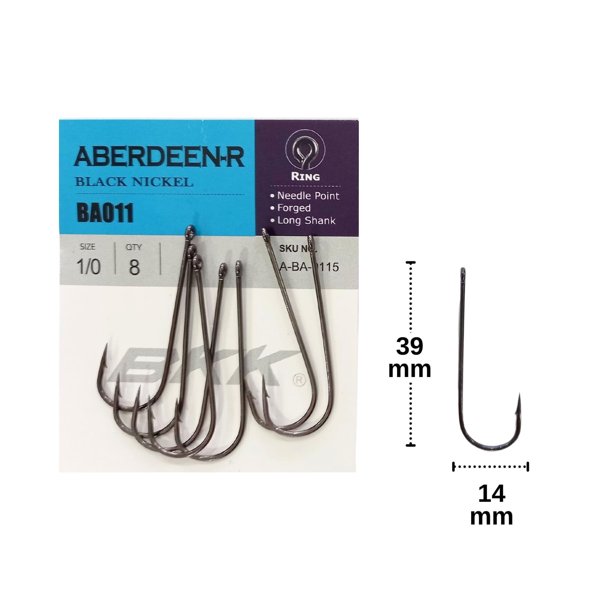 BKK ABERDEEN-R Diamond İğne No:1/0 (8 adet)