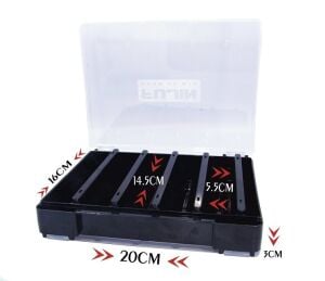 Fujin Tackle Box Çift Taraflı Maket Balık Kutusu FTB145DS