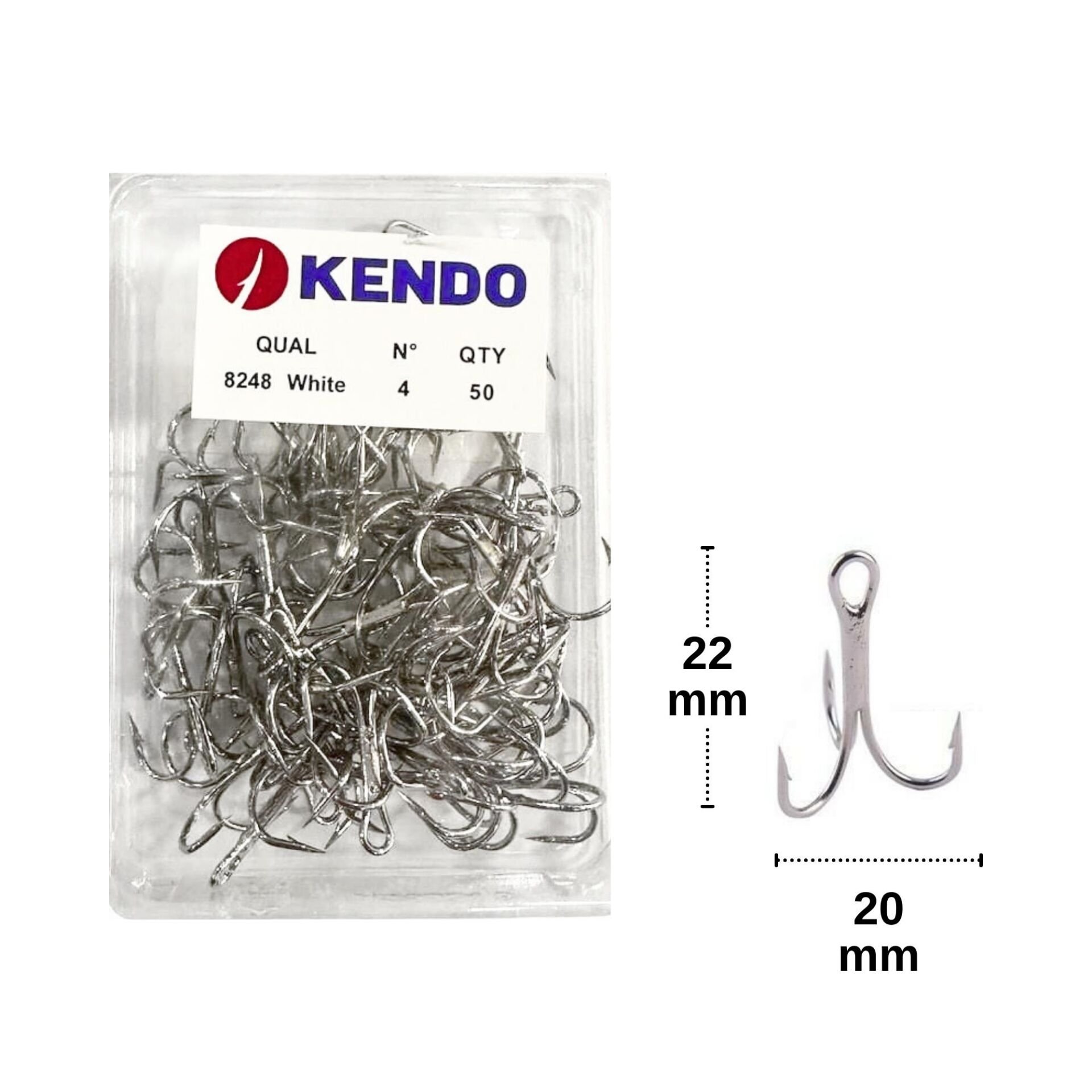 Kendo 8248 No:4 Nikel Üçlü İğne (50 adet)