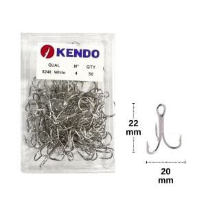 Kendo 8248 No:4 Nikel Üçlü İğne (50 adet)