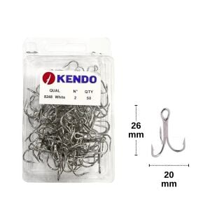 Kendo 8248 No:2 Nikel Üçlü İğne (50 adet)