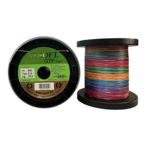 Stroft Gtp Typ E 600mt E8 0.31mm İp Misina Multi Color