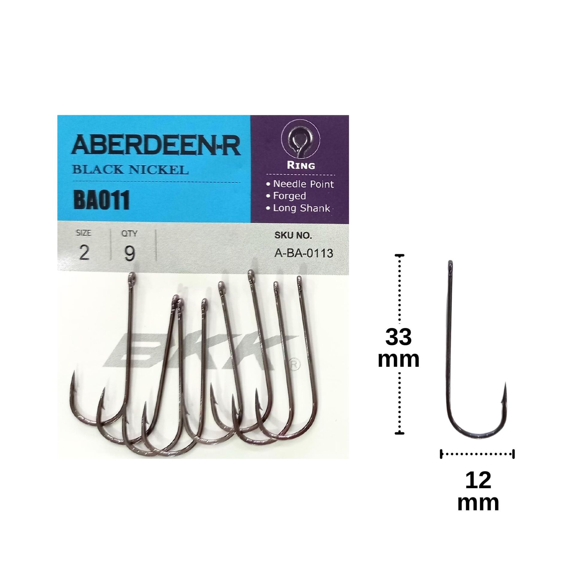 BKK ABERDEEN-R Diamond İğne No:2 (9 adet)