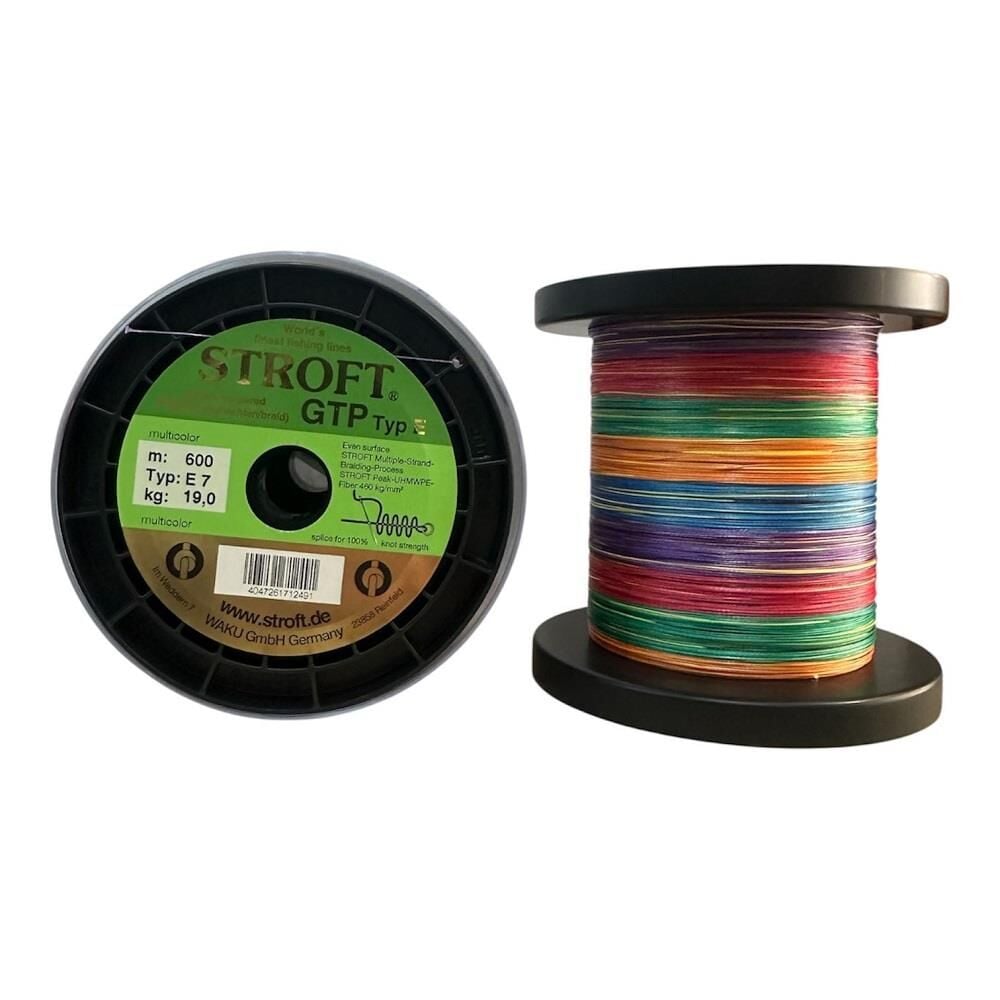 Stroft Gtp Typ E 600mt E7 0.26mm İp Misina Multi Color