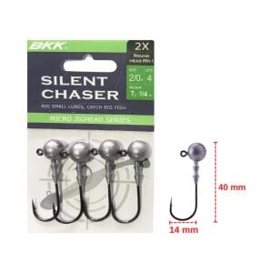 BKK Silent Chaser 7gr No:2/0 Round Head Jig Head Zoka (4 adet)