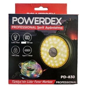 Powerdex PD-830 Şerit Led Aydınlatma 7.5 Metre