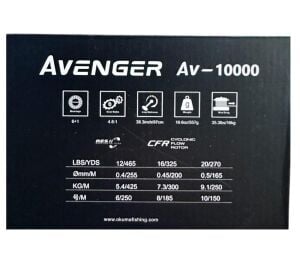 Okuma Avenger AV-10000 6+1BB Olta Makinesi