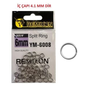 Remixon YM-6008 6mm Split Halka 50 Adet