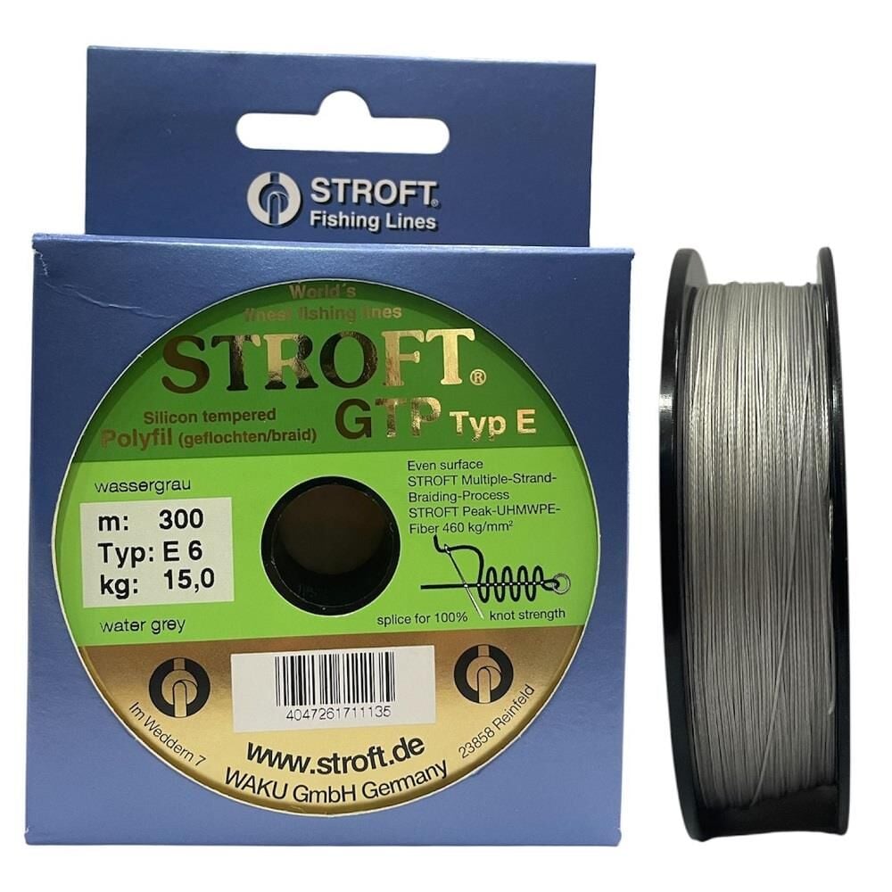Stroft Gtp Typ E 300mt E6 0.22mm İp Misina Water Grey