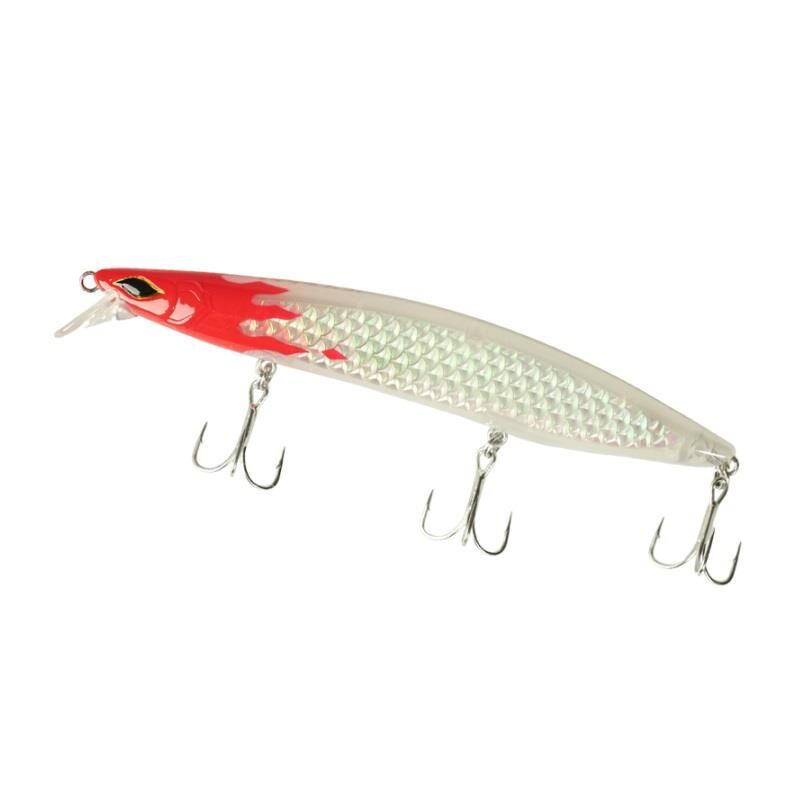 Ryuji Flash Minnow 14 cm 28 gr 30-80 cm Floating Maket Yem Red Head