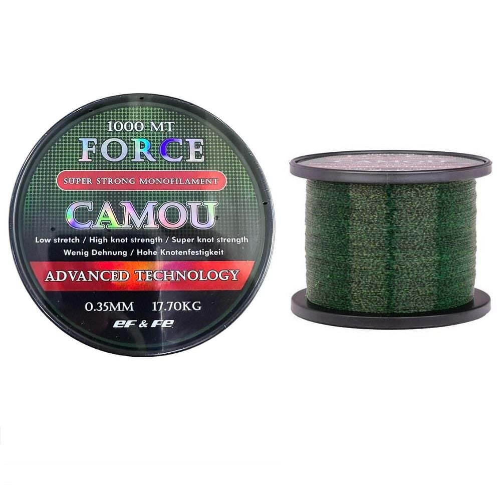 Effe Force 0.35mm 1000m Monofilament Bobin Misina Camou