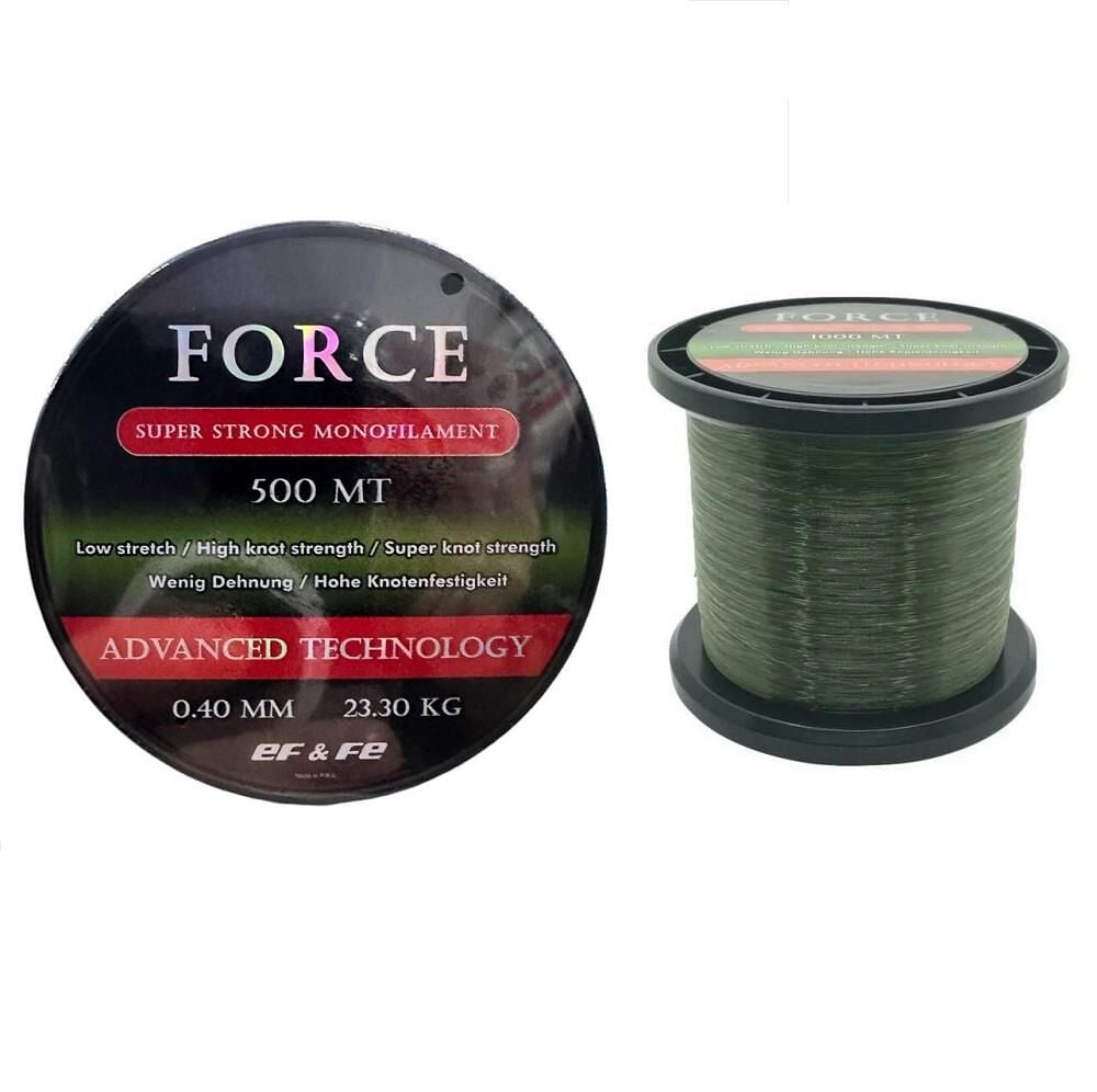 Effe Force 500m 0.40mm Monofilament Bobin Misina Yeşil