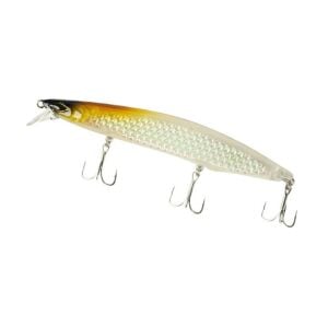Ryuji Flash Minnow 12.5 cm 19 gr 30-80 cm Floating Maket Yem White Flash