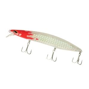Ryuji Flash Minnow 12.5 cm 19 gr 30-80 cm Floating Maket Yem Red Head