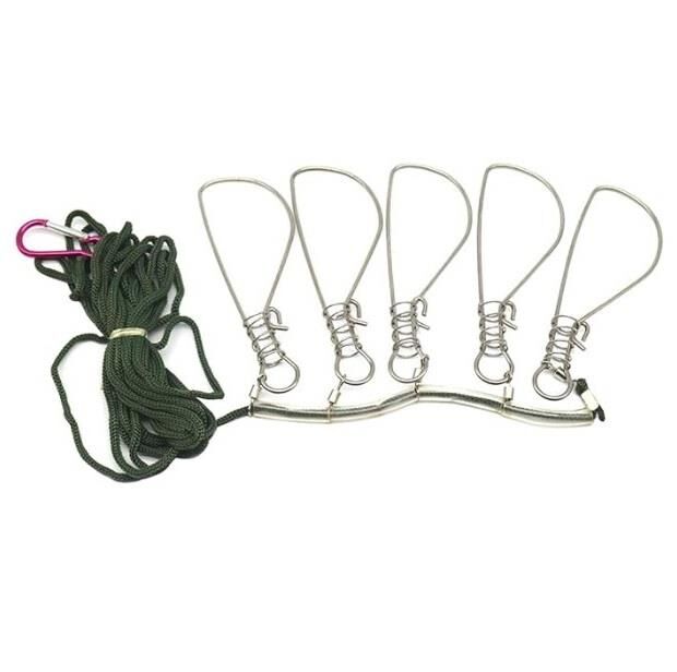 Captain 7689 Balık Kıtkası 2.5mt 5 Karabinalı Kıtka