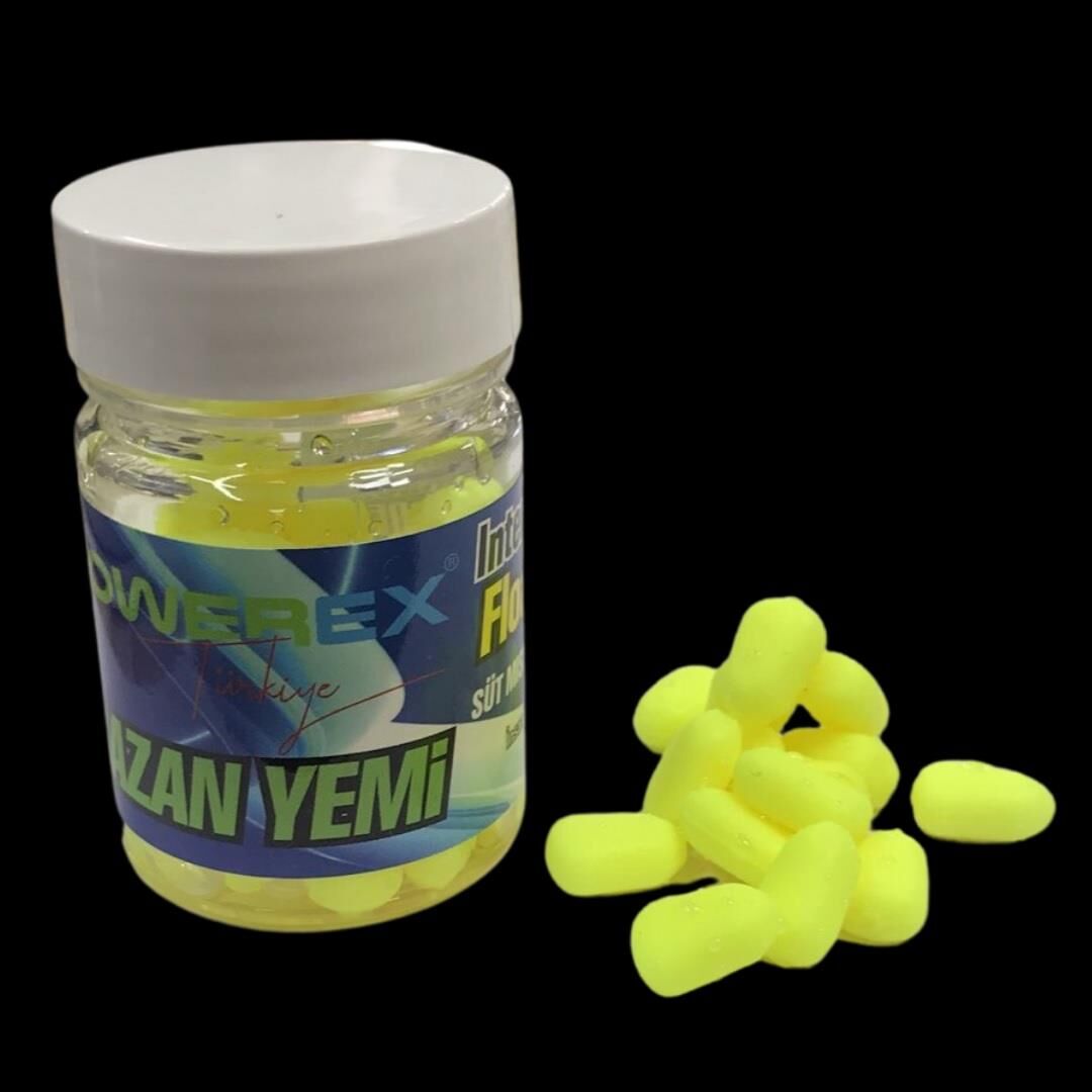 Powerex Fosforlu Sarı Yüzen Silikon Mısır13mm  Süt Mısır Aromalı (40 adet)