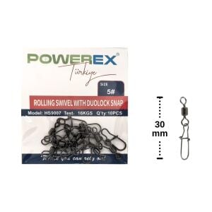 Powerex HS9007 No:5 Klipsli Fırdöndü (10 adet)