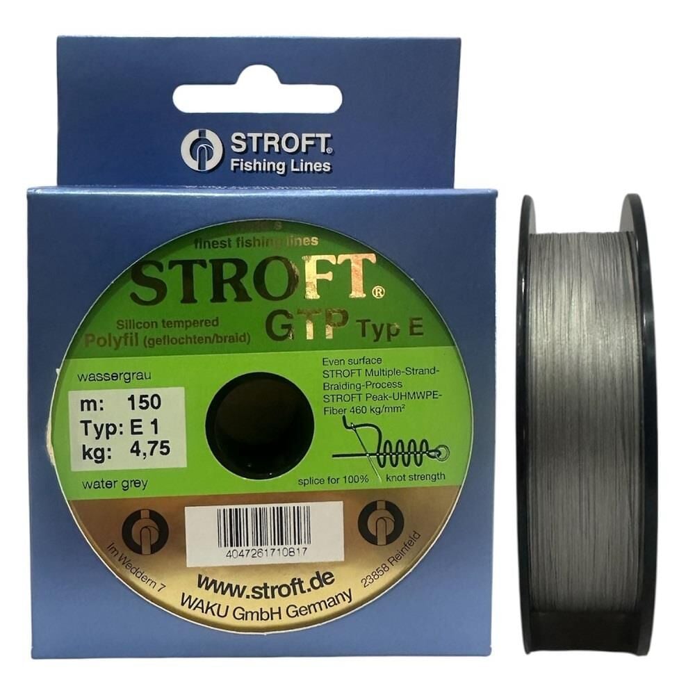 Stroft Gtp Typ E 150mt E1 0.08mm İp Misina Water Grey