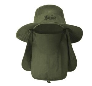 Captain Ense Korumalı Outdoor Şapka Haki